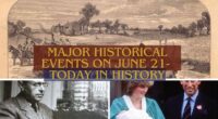 Major Historical Events on June 21- Today in History