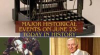 Major Historical Events on June 23- Today in History