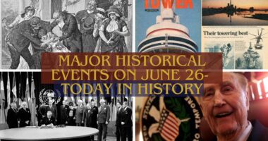 Major Historical Events on June 26- Today in History