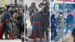 Superman Leaked Photos: David Corenswet's Full Costume and Arrest Scene - Fans Compare to Henry Cavill