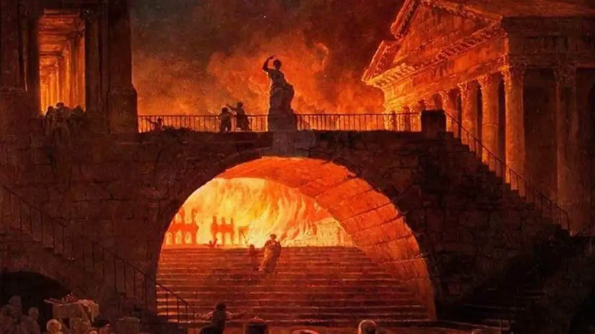 The Great Fire of Rome Begins - 64 AD - Major Historical Events on July 18