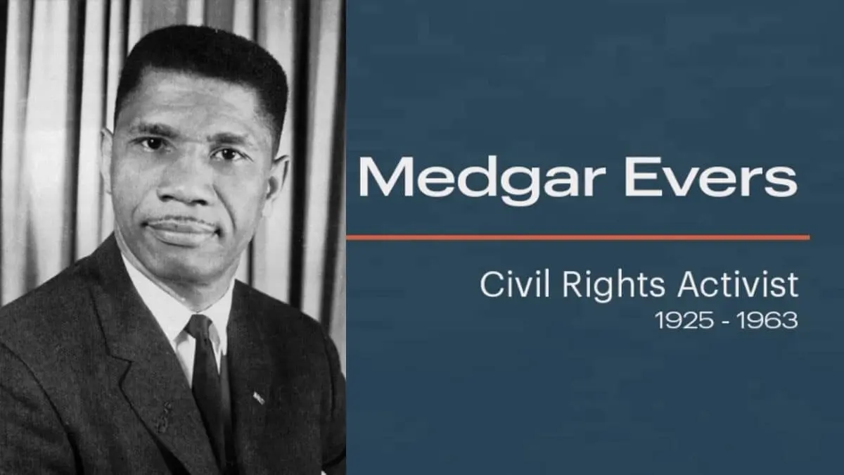 Major Historical Events on July 2 - Medgar Evers: A Civil Rights Martyr - 1925 AD
