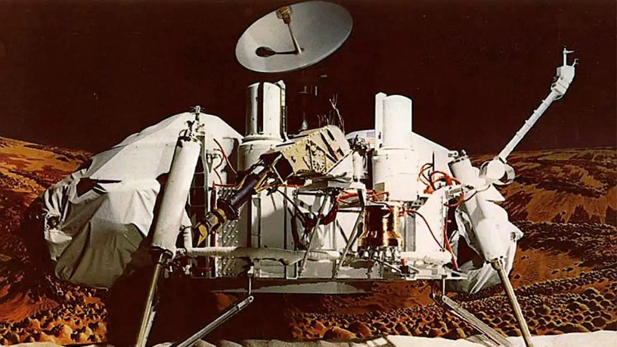 Viking 1 Lander: Mars Exploration Milestone - 1976 AD - Major Historical Events on July 20