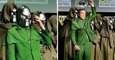 Robert Downey Jr returns to the Marvel universe, taking on the role of Doctor Doom