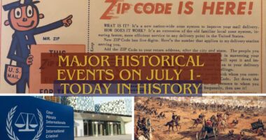 Major Historical Events on July 1- Today in History