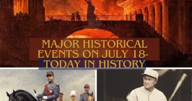 Major Historical Events on July 18- Today in History