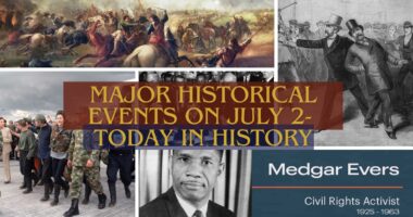 Major Historical Events on July 2- Today in History