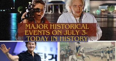 Major Historical Events on July 3- Today in History