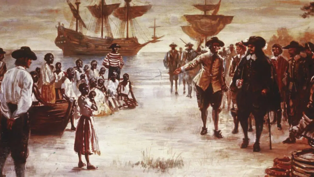 Major Historical Events on August 20 - The Arrival of Enslaved People in Jamestown, Virginia - 1619 AD