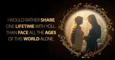 I would rather share one lifetime with you than face all the ages of this world alone