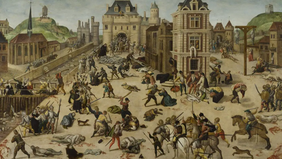 Major Historical Events on August 24 - The St. Bartholomew's Day Massacre - 1572 AD