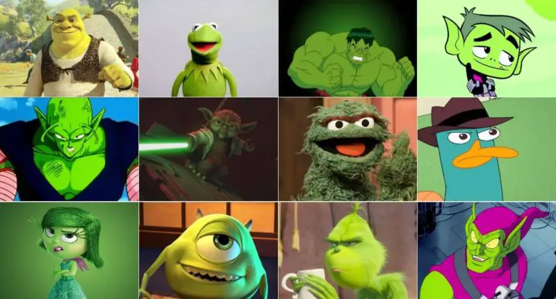 12 Most Memorable Green Cartoon Characters