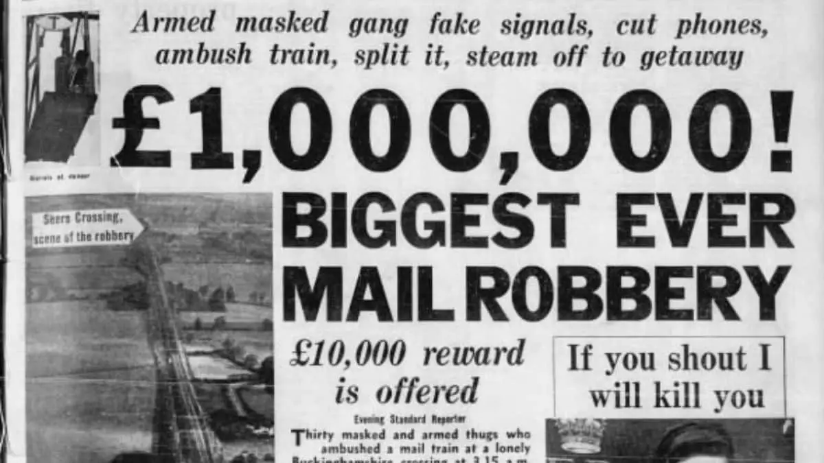 The Great Train Robbery: A Historic Heist - 1963 AD