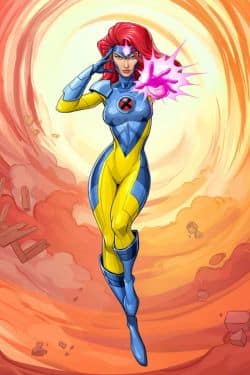 Marvel Superheroes with Power of Telekinesis - Jean Grey