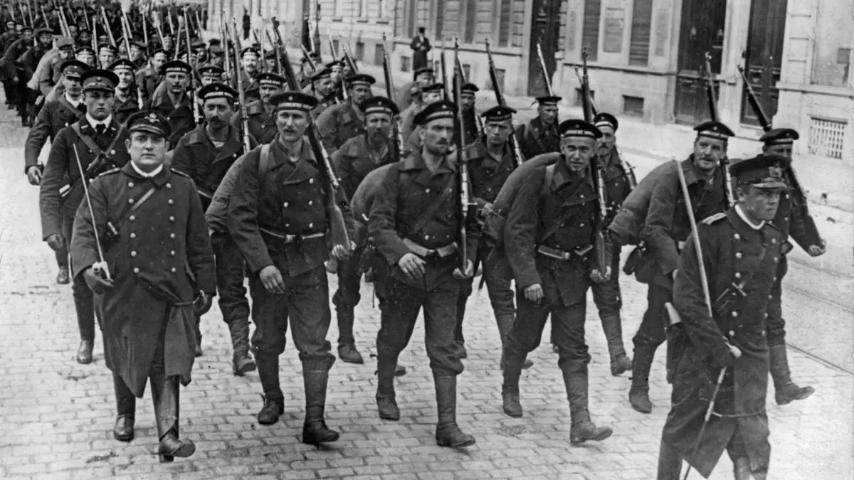 Major Historical Events on August 20 - German Forces Capture Brussels in World War I - 1914 AD