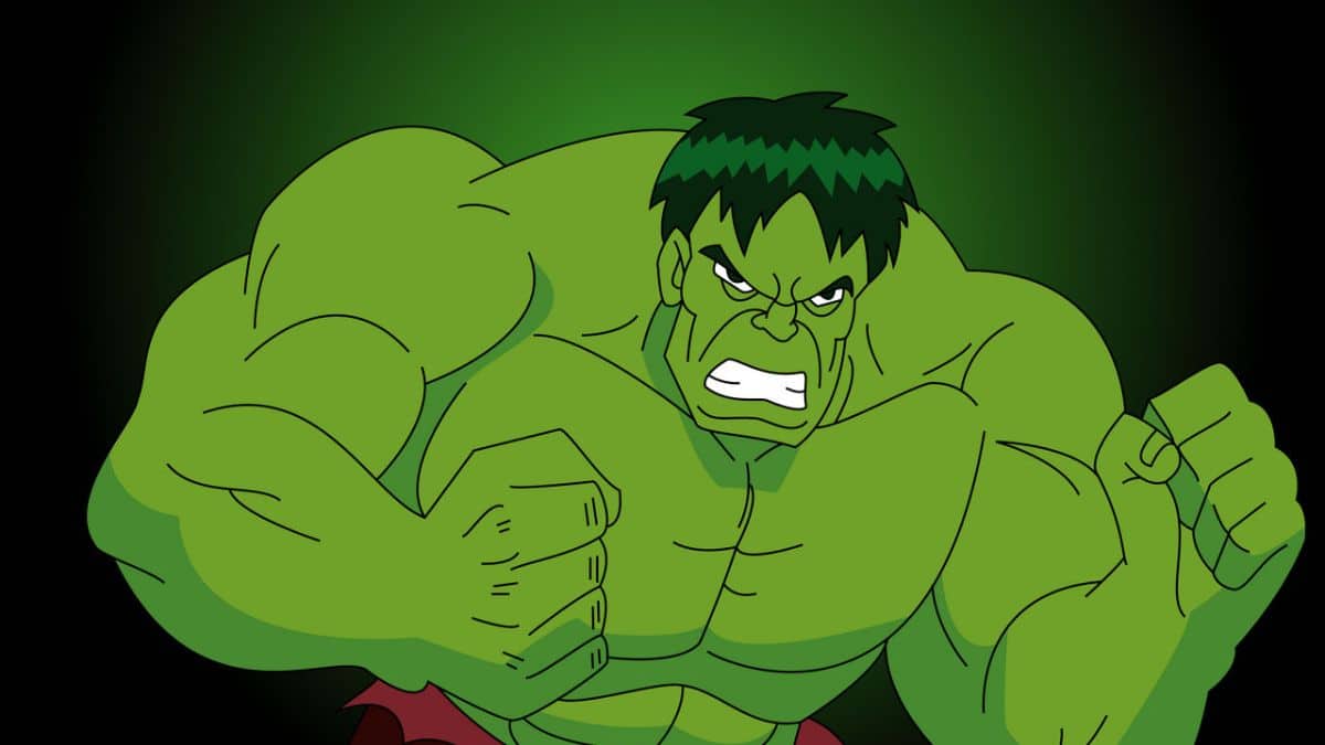 12 Most Memorable Green Cartoon Characters - The Incredible Hulk (Marvel Animated Series)