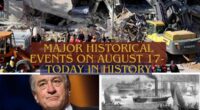 Major Historical Events on August 17- Today in History