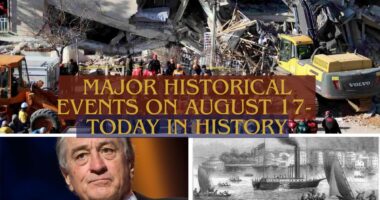 Major Historical Events on August 17- Today in History