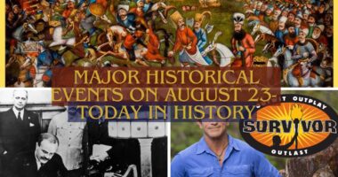 Major Historical Events on August 23- Today in History