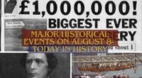 Major Historical Events on August 8- Today in History