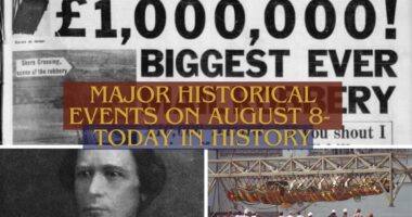 Major Historical Events on August 8- Today in History