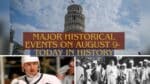 Major Historical Events on August 9- Today in History