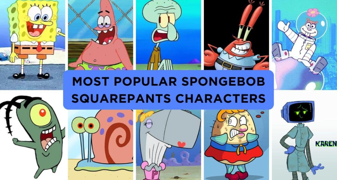 Most Popular Spongebob Squarepants Characters - GoBookMart