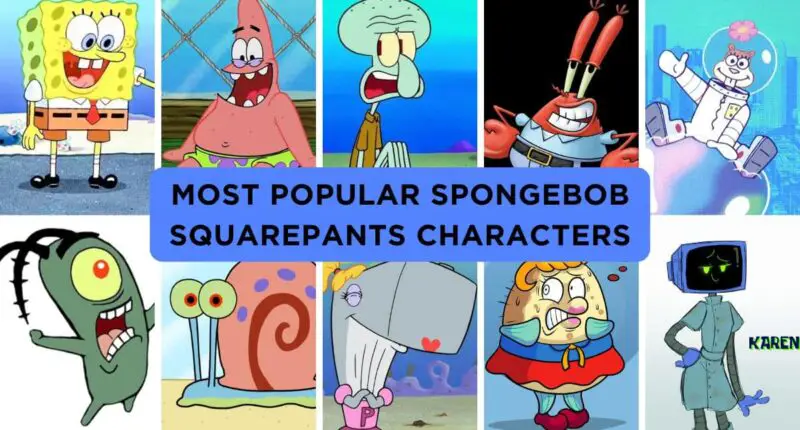 Most Popular Spongebob Squarepants Characters