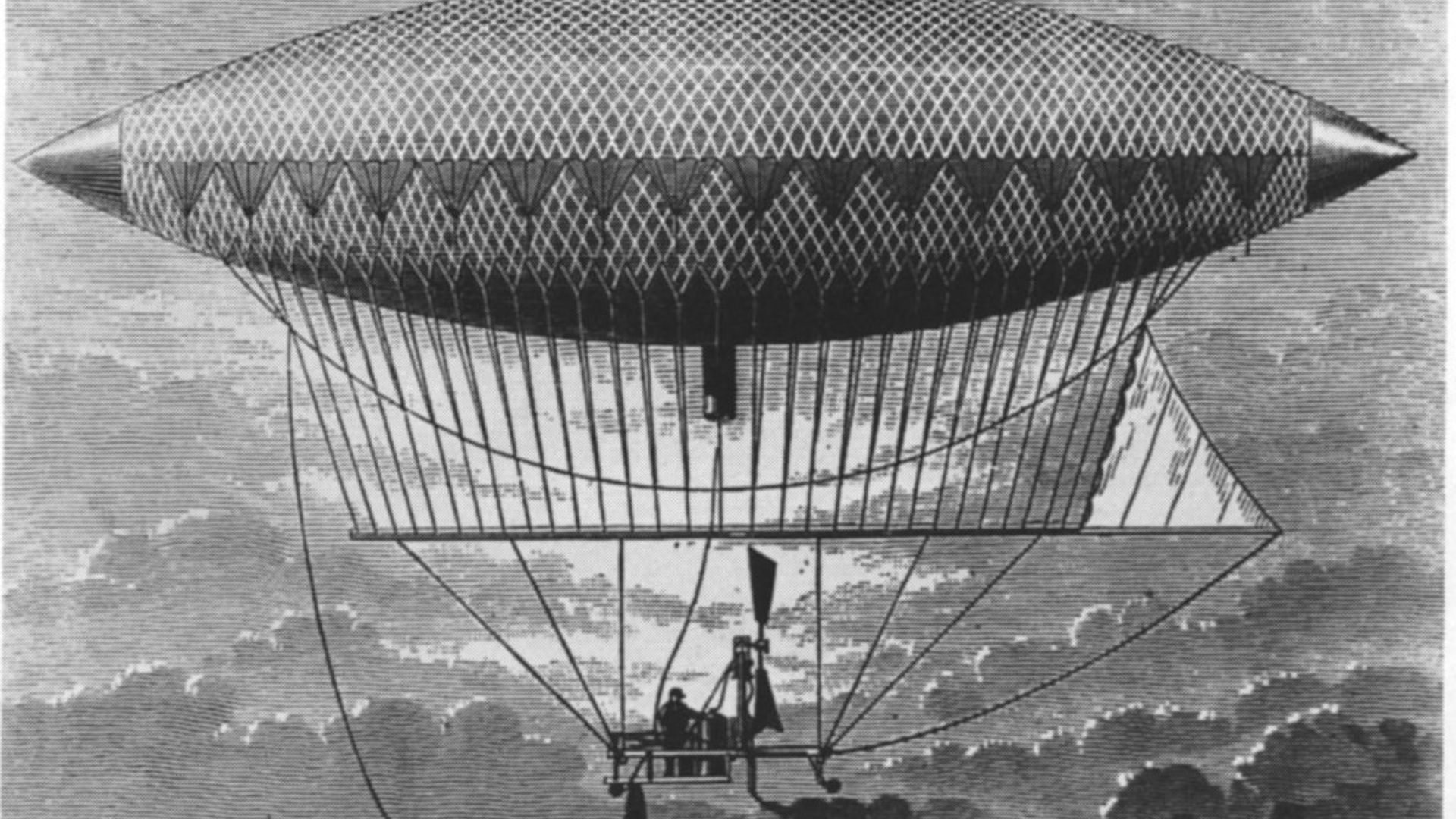 Major Historical Events on September 24 - First Powered Airship Flight - 1852 AD