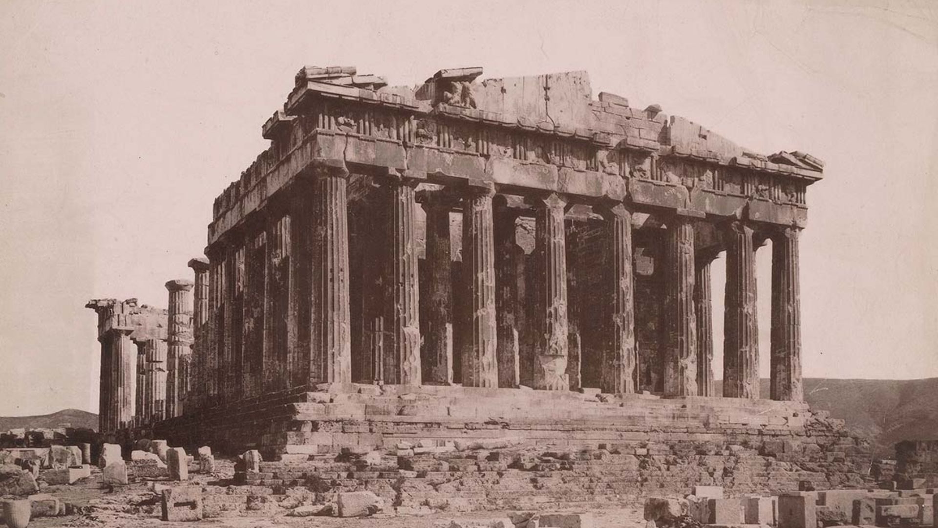 Major Historical Events on September 26 - Parthenon Partially Destroyed in Powder Explosion - 1687 AD