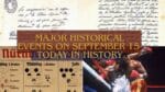 Major Historical Events on September 15- Today in History