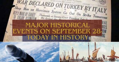 Major Historical Events on September 28- Today in History