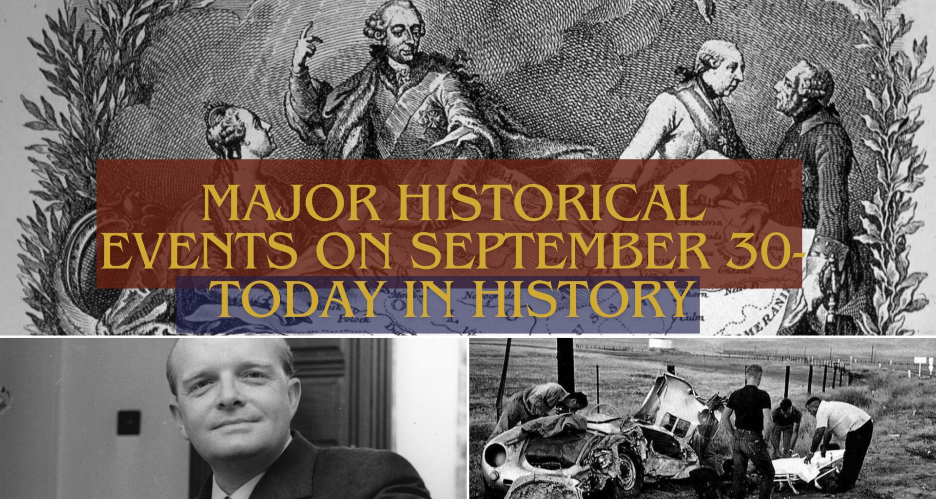 Major Historical Events on September 30- Today in History