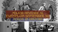 Major Historical Events on September 30- Today in History