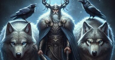 Geri and Freki: Odin's Loyal Wolves and Their Mythological Significance