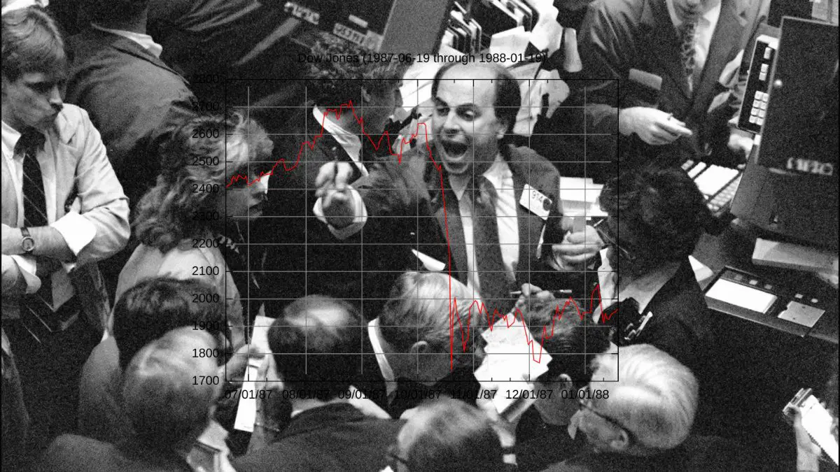 Major Historical Events on October 19 - Black Monday: The Stock Market Crash - 1987 AD