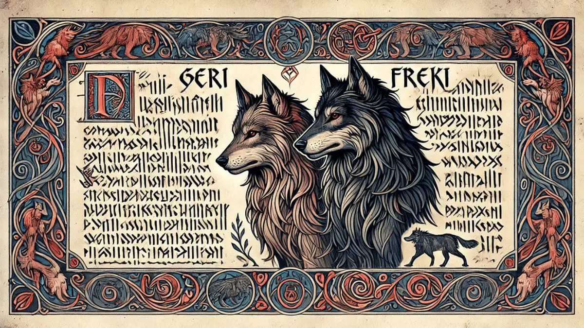 Geri and Freki: Odin's Loyal Wolves and Their Mythological Significance