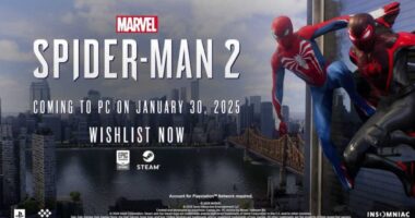 PC release of 'Marvel's Spider-Man 2' set for January 2025