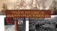 Major Historical Events on October 21- Today in History