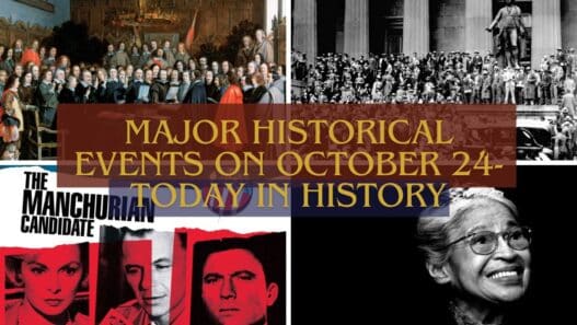 Major Historical Events on October 24- Today in History