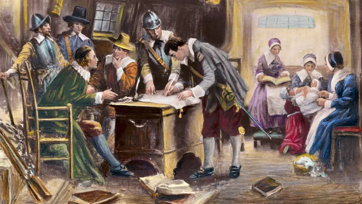 Major Historical Events on November 21 - Mayflower Compact: Foundation of Self-Governance - 1620 AD