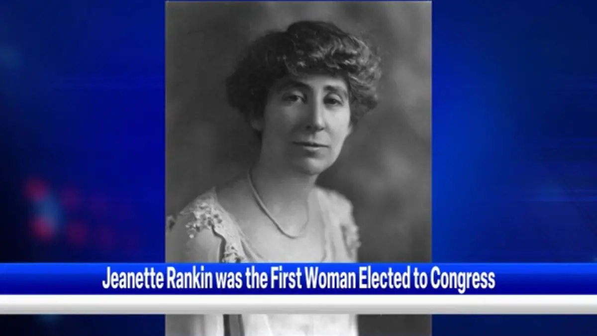 Jeannette Rankin Breaks Barriers in Congress - 1916 AD