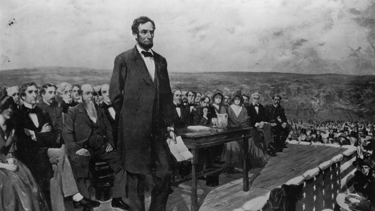 Lincoln's Gettysburg Address - 1863 AD