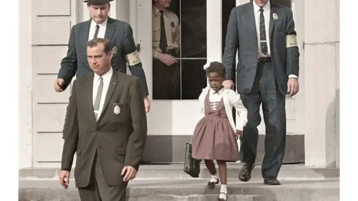 Major Historical Events on November 14 - Ruby Bridges Integrates New Orleans Schools - 1960 AD