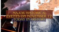 Major Historical Events on November 12- Today in History