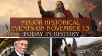 Major Historical Events on November 13- Today in History