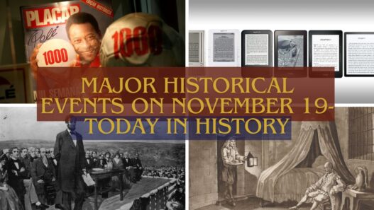 Major Historical Events on November 19- Today in History