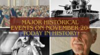 Major Historical Events on November 20- Today in History