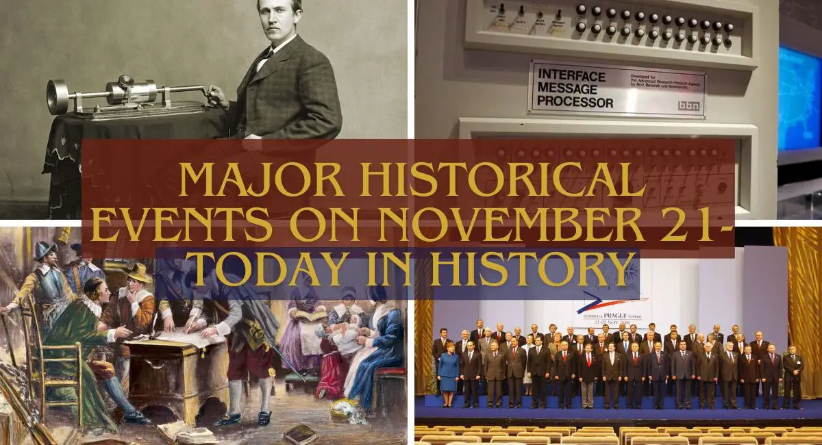 Major Historical Events on November 21- Today in History