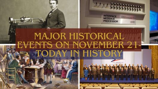 Major Historical Events on November 21- Today in History